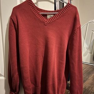 L.L. Bean, burgundy, size large